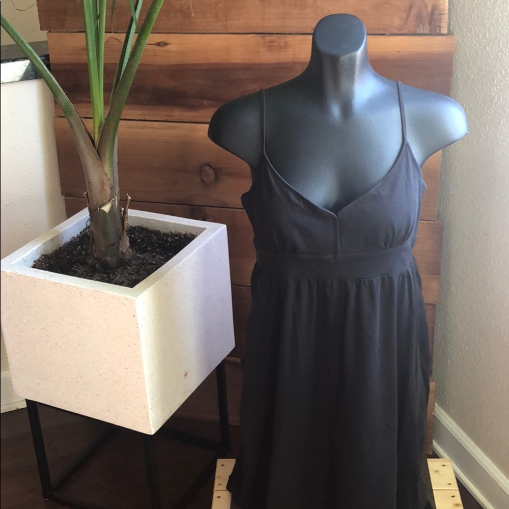 Anne Taylor Loft Black Sundress